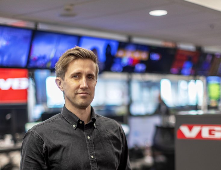 Portrettbilde av Marcus Husby i VG-redaksjonen